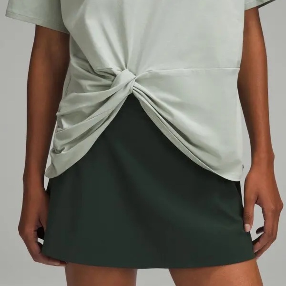 LULULEMON 
Twist-Front Oversized T-Shirt - Jade Grey - Picture 4 of 10